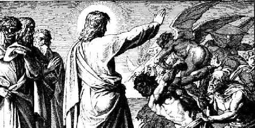 Dmonenaustreibung durch Jesus, Bild: Julius Schnorr von Carolsfeld